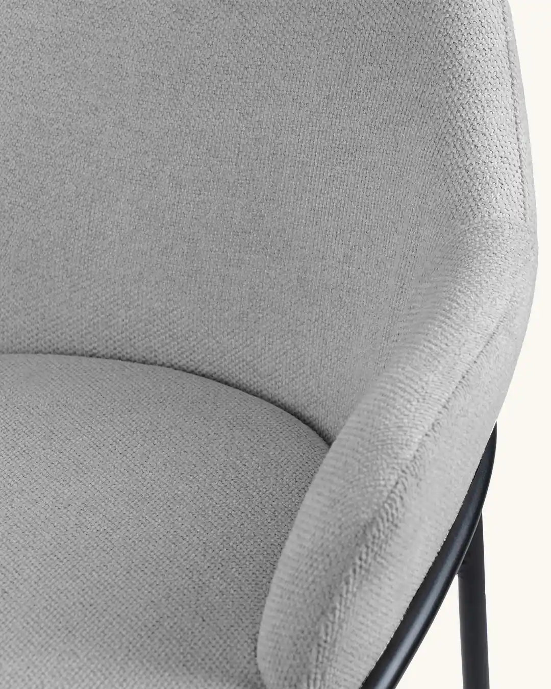 Wren // Cinzento Claro - Preto Pack 4 bancos altos