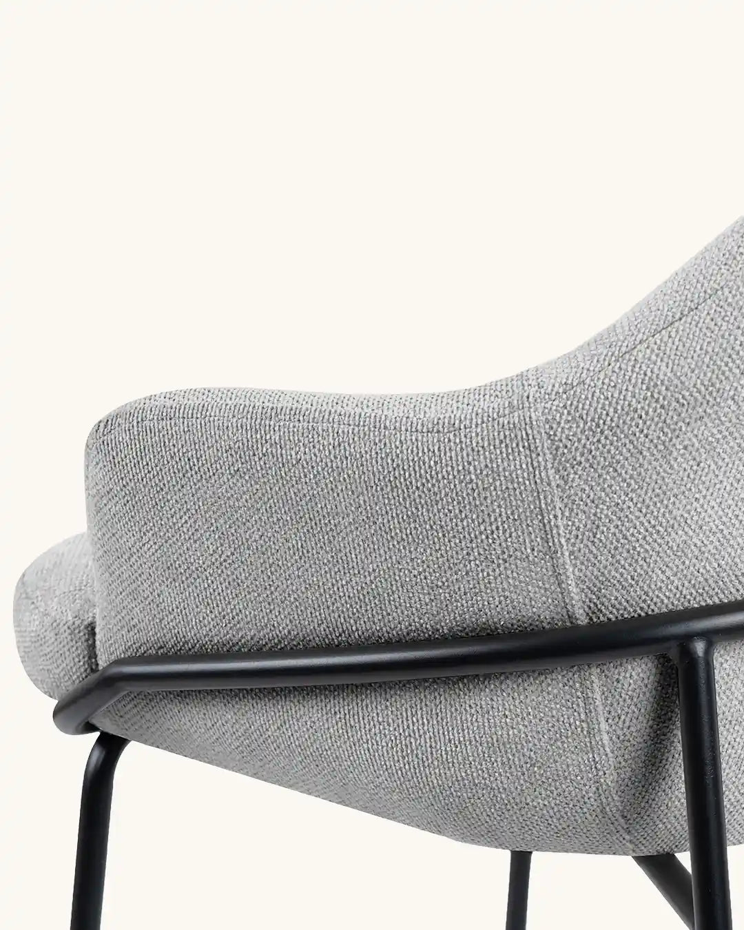 Wren // Cinzento Claro - Preto Pack 4 bancos altos