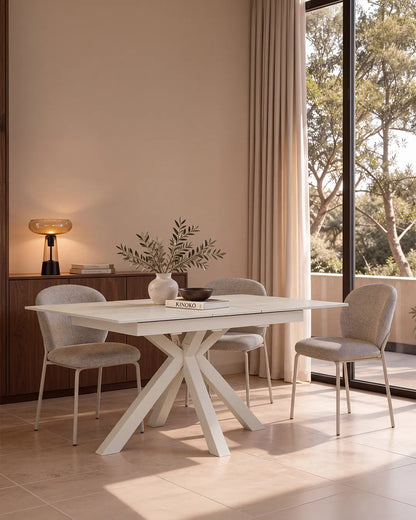Enrica // Travertino pata Beige 160-220cm