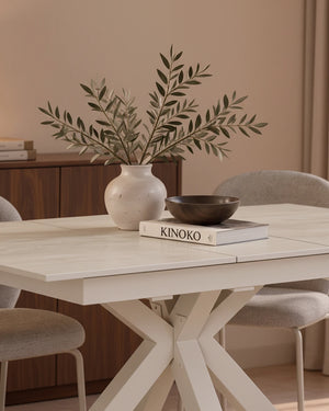 Enrica // Travertino pata Beige 160-220cm