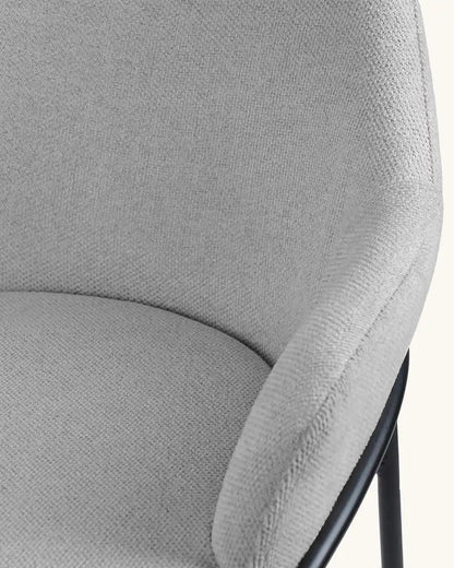 Wren // Cinzento Claro - Preto Pack 4 bancos altos