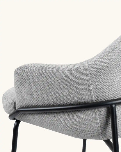 Wren // Cinzento Claro - Preto Pack 4 bancos altos