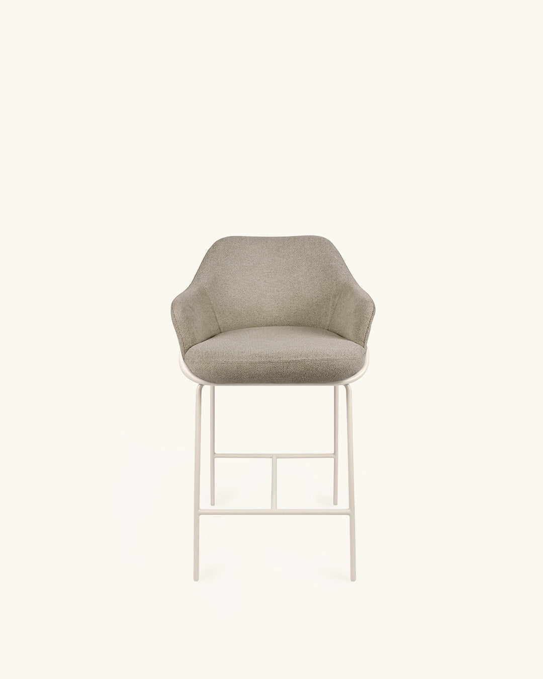 Wren // Taupe - Beige Pack 4 taburetes bajos