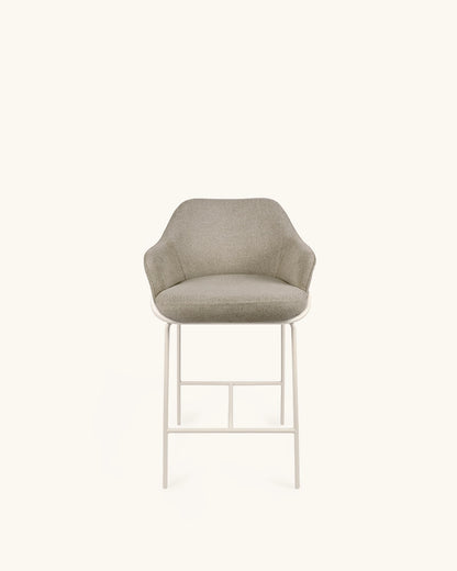 Wren // Taupe - Beige Pack 4 taburetes bajos