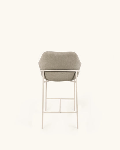 Wren // Taupe - Beige Pack 4 taburetes bajos