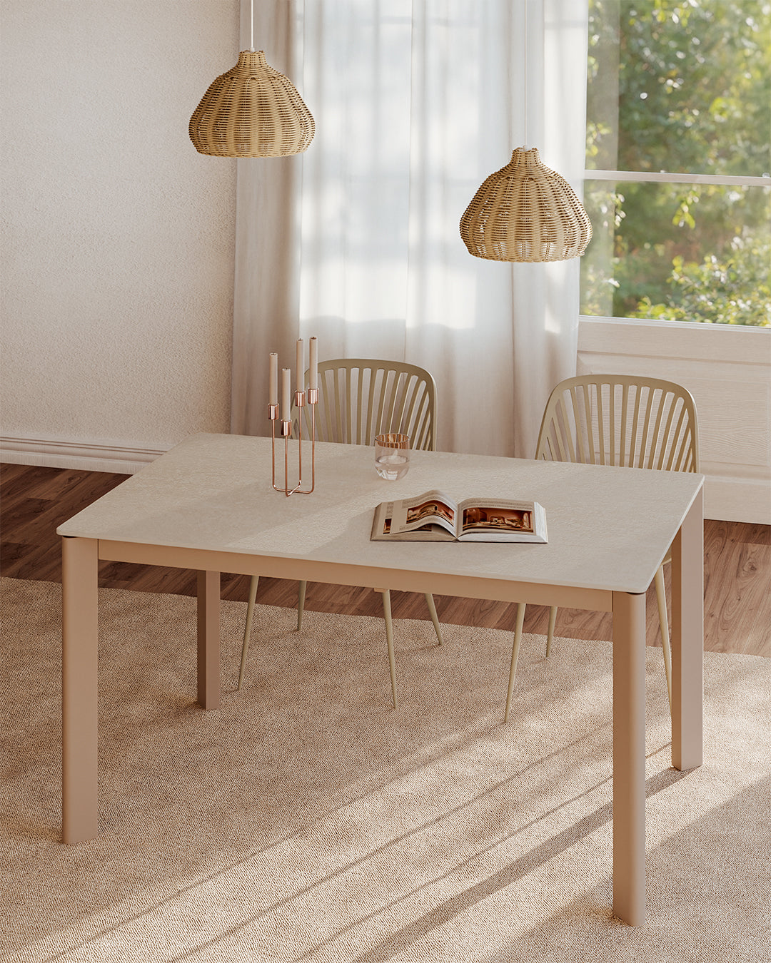 Beatrix // Travertino-beige 120 cm