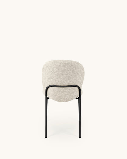 Veda // Beige-Negro Pack 2 Sillas