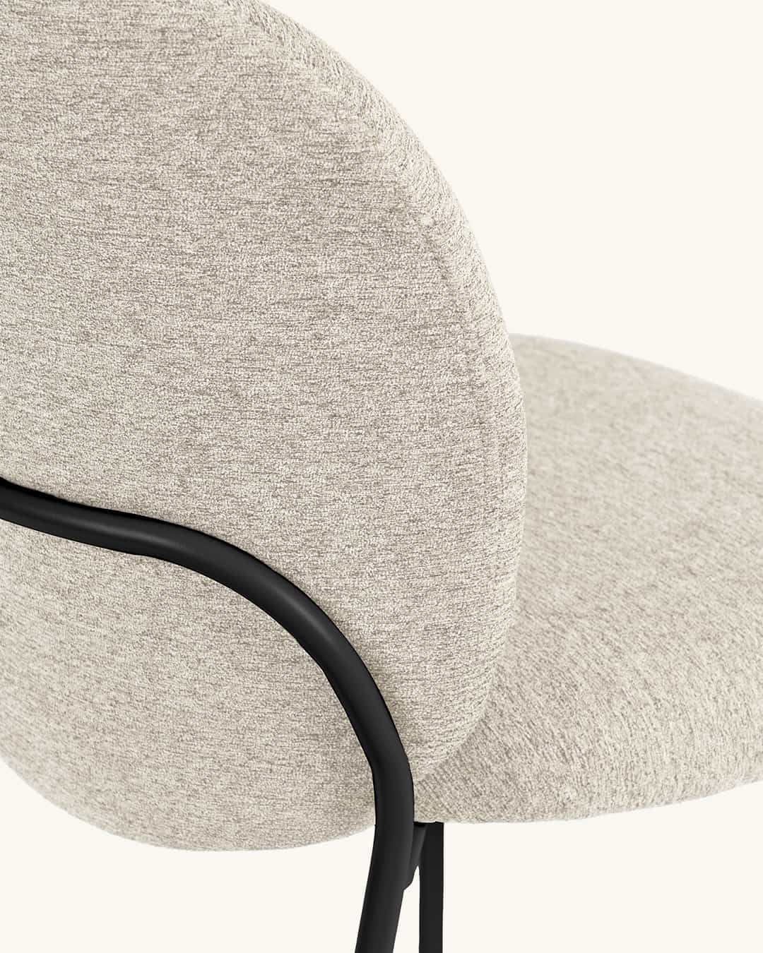 Veda // Beige-Negro Pack 2 Sillas