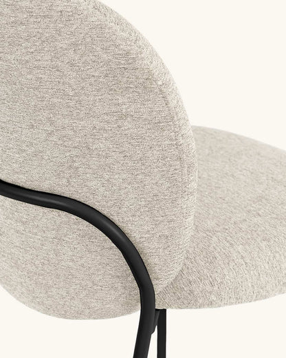 Veda // Beige-Negro Pack 2 Sillas