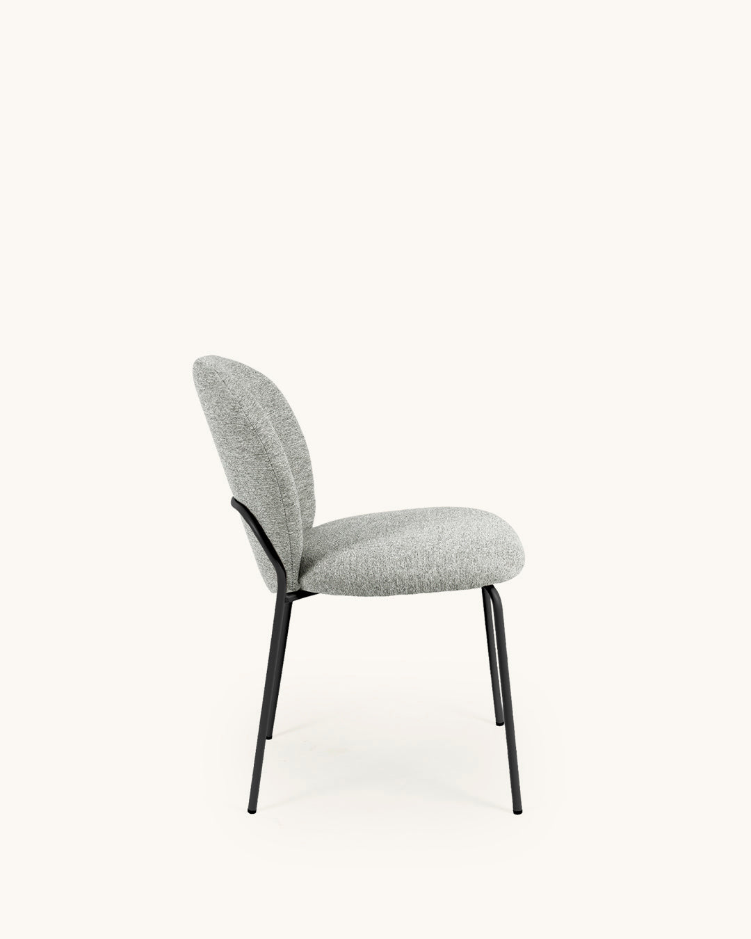 Veda // Gris-Negro Pack 4 Sillas