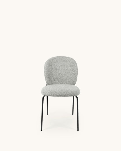 Veda // Gris-Negro Pack 4 Sillas