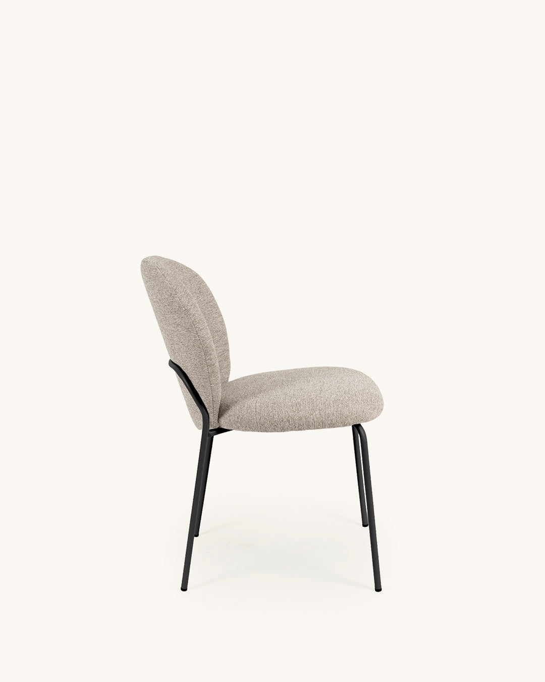 Veda // Taupe-Negro Pack 2 Sillas
