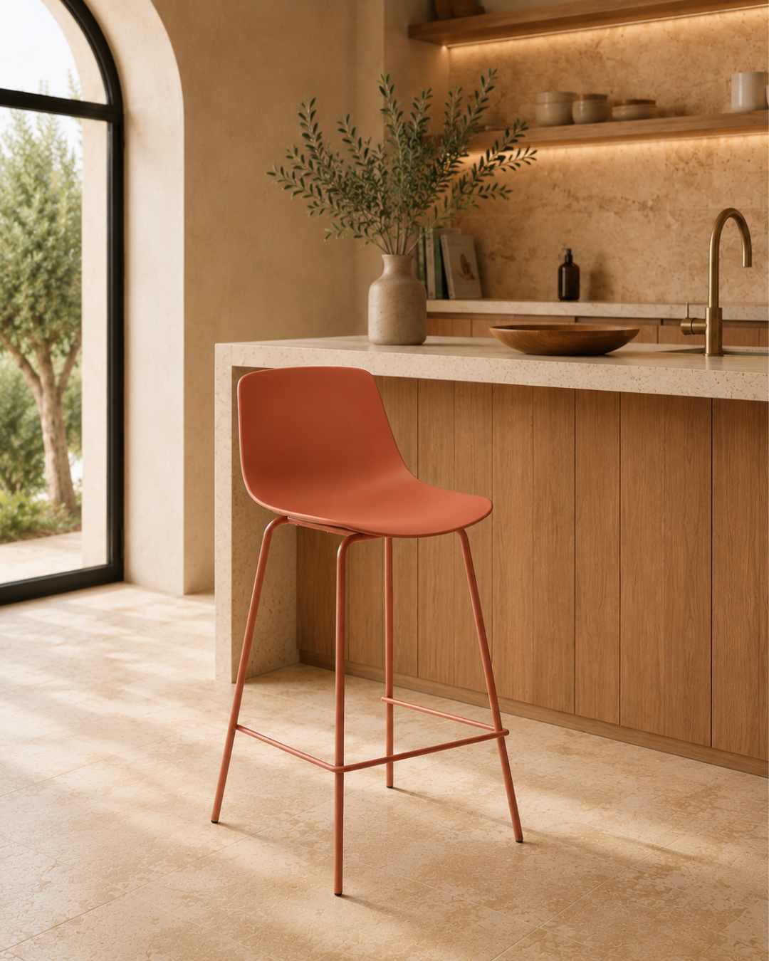 John // Terracota Pack 2 taburetes